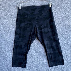 Lululemon Women’s Size 12 Camo Butter Soft Nylon Cropped Align Leggings